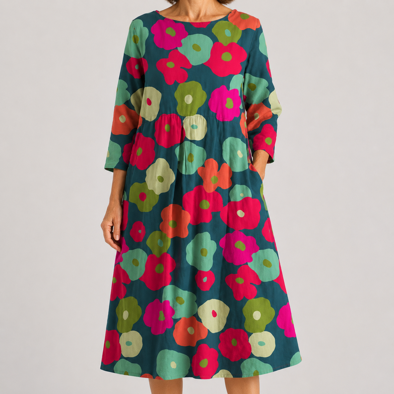 Vestido Vivetta con Estampado Floral Vivaz