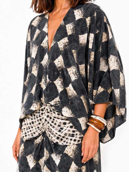 Maelia | Vestido Estampado Mosaico Mediterráneo Mujer