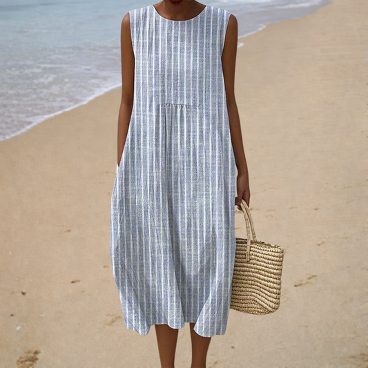 VESTIDO DE VERANO CÓMODO SIN MANGAS
