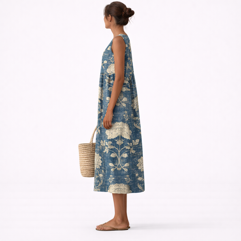 Aurora™ | Vestido Midi Floral Clásico