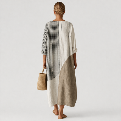 Emma™ | Vestido de Rayas Elegante