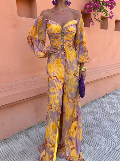 GREGORA | Vestido Largo Floral