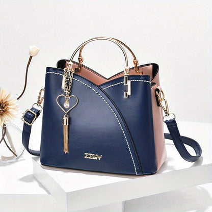 Elena | Bolso de Mano Mujer Asa Superior Dorada