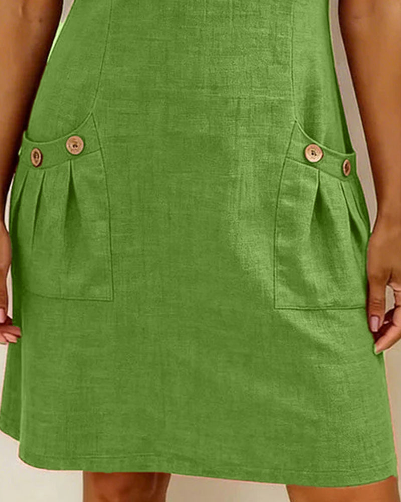 Valenza Torino | Vestido de algodón con cierre de cremallera