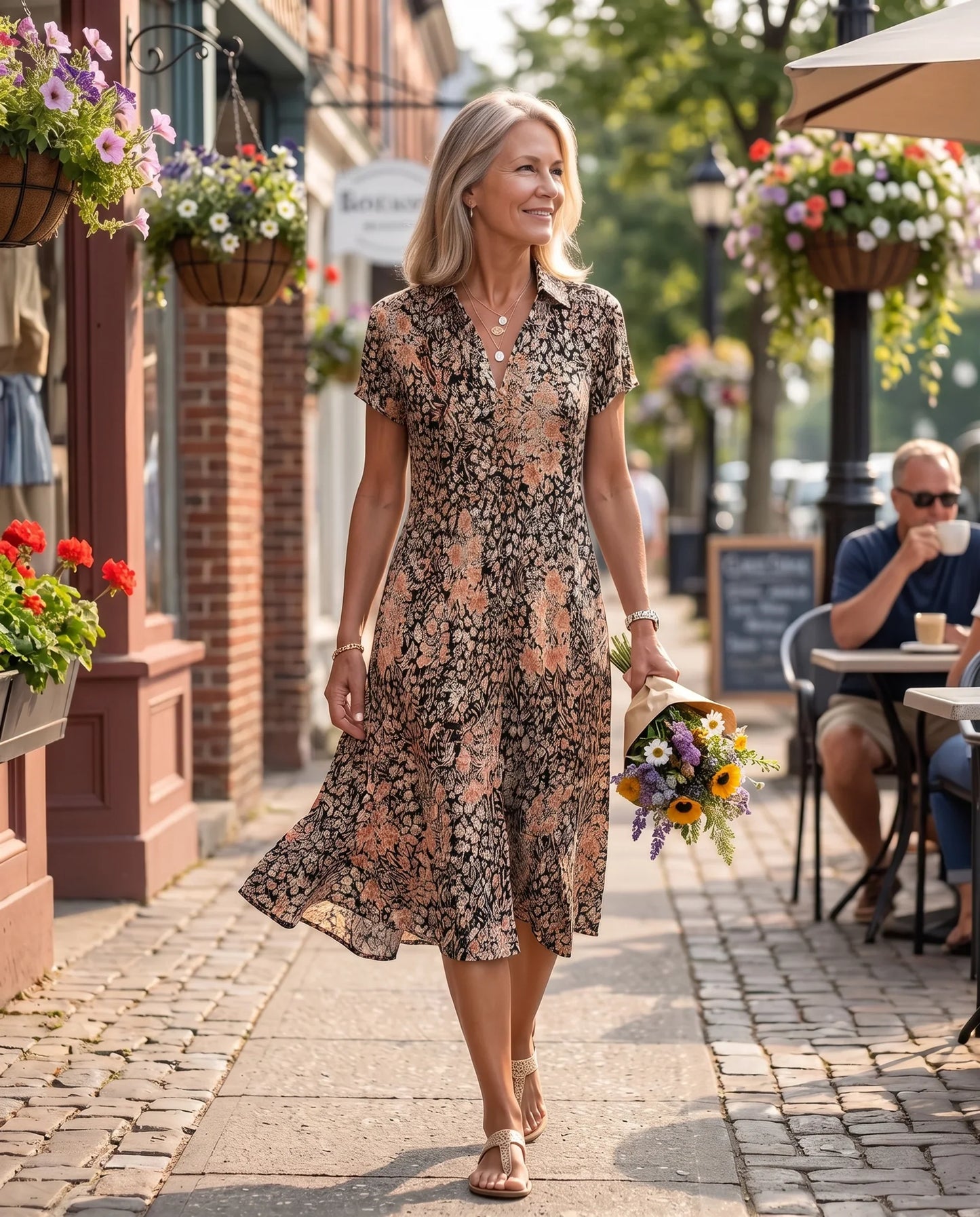 Moira™ Vestido Midi Liviano y Cómodo